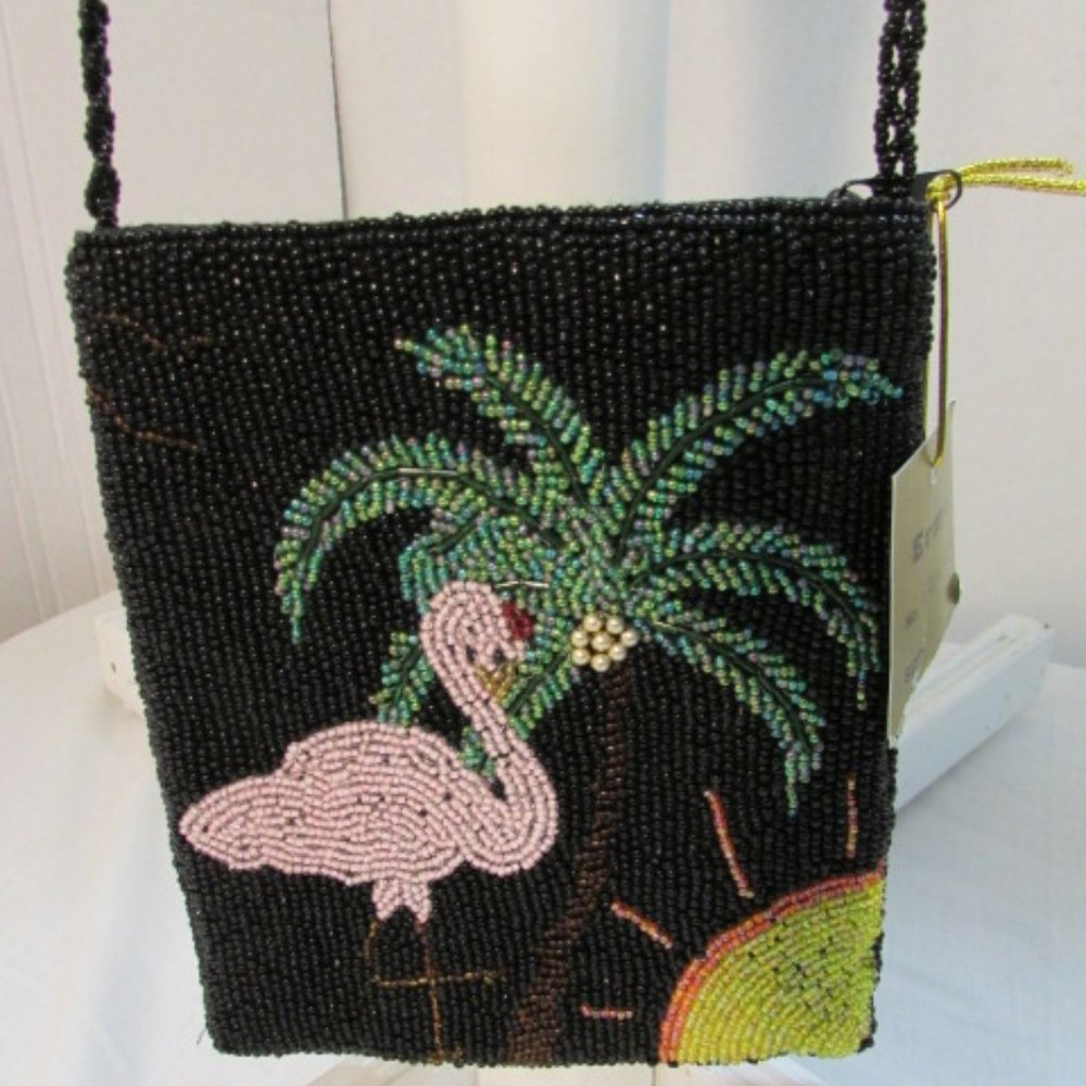 Ermo Beaded Crossbody Bag